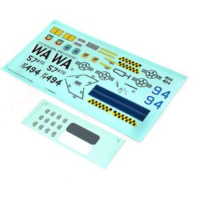 E-flite Decal Set F-15 64mm EDF- EFL9786 Decals Trim Pilots Scale Accys