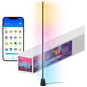WiZ Gradient Floor Light – RGBIC Displays Multiple Colors at Once – Easy Setup and Sleek Design – Connects to Your Wi-Fi - Voice/App Control, Works with Google Home, Alexa and HomeKit​​