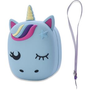 Silicone Case for Bitzee Interactive Toy Digital Pet, Compatible with Bitzee Disney and Magical, Cute Horse Shape, with Lanyard (Pink)