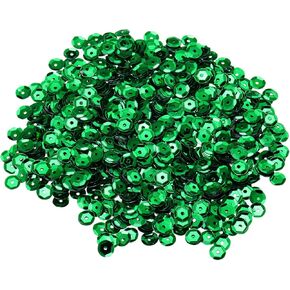 Meccanixity 10000 PCS الترتر فضفاضة 6 مم كوب متكرر بايليتات الترتر التريسيات التريسيات المترابينات الدائرية مع ثقوب لصنع المجوهر