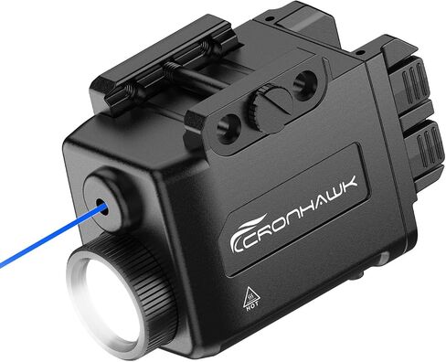 Pistol Light Green Laser Combo Rechargeable, 700 Lumen Green Beam Flashlight for Picatinny 1913 Rail Mounted Light with Strobe, USB-C Charging in Kuwait