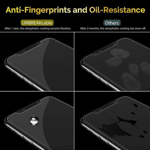 UNBREAKcable Shatterproof Tempered Glass Screen Protector for iPhone 13 Mini [3-Pack] [99.99% HD Clear] [Easy Installation Frame] [9H Hardness] [Bubble Free] for Apple 13 Mini 5.4'' in Saudi Arabia