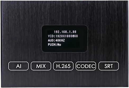 EXVIST H.265 4K HDMI Video Encoder, HDMI to IP Encoder, Dual USB2.0 for Recording, HDMI Loopout, Compatible with ONV/HK, Live Stream Broadcast for YouTube, Facebook, Wowza, Twitch in Kuwait