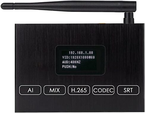 EXVIST H.265 4K HDMI Video Encoder, HDMI to IP Encoder, Dual USB2.0 for Recording, HDMI Loopout, Compatible with ONV/HK, Live Stream Broadcast for YouTube, Facebook, Wowza, Twitch in Kuwait