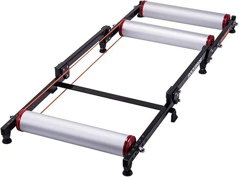 بكرات الدراجة من ROCKBROS، حامل مدرب الدراجة قابل للتعديل، قابل للطي في الأماكن المغلقة لركوب الدراجات مع مقاومة لممارسة دراجة الطريق MTB in Kuwait