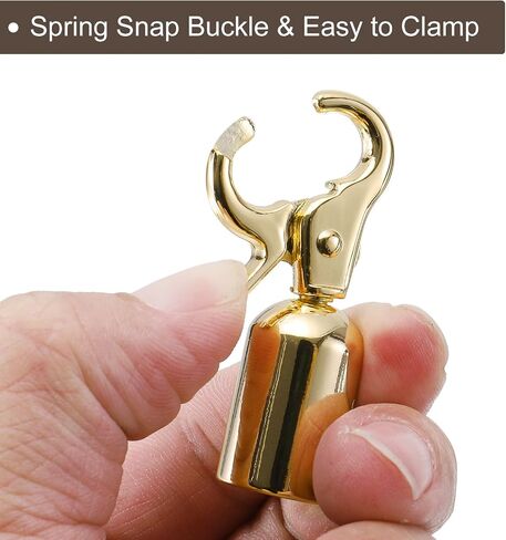 قبعة نهاية سلك Uxcell ، 13 مم (0.51 ") برميل نهاية CAP CAP Finding for Tassel Bag Making DIY ، 8PCS GOLD (53 × 25 مم) in Kuwait