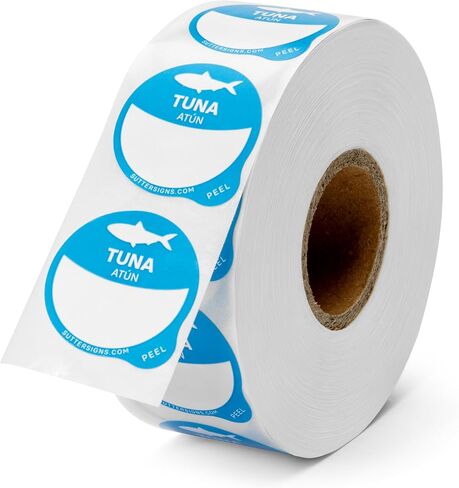 Vegetarian Food Labels 1000 pcs | 1" Dot Blank Sticker Labels to Write On for Party Buffet, Delis, Sandwich Shops, Food Containers in Saudi Arabia