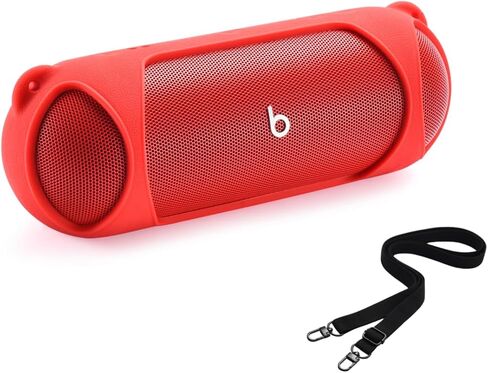 Speaker Case for Beats Pill Bluetooth Speaker, Shoulder Strap for Easier Carrying for Beats Speaker，3Colors Available，for Mountaineering Hiking Outdoor Travel Compatible with Beats Pill 2024 (Black) in Kuwait