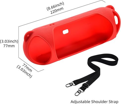 Speaker Case for Beats Pill Bluetooth Speaker, Shoulder Strap for Easier Carrying for Beats Speaker，3Colors Available，for Mountaineering Hiking Outdoor Travel Compatible with Beats Pill 2024 (Black) in Kuwait