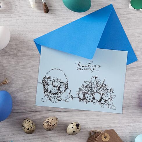 ALIBBON 2 Pcs Easter Gnomes Clear Stamps for Card Making and Photo Album Decorations, Happy Easter Gnomes Stamps, Easter Egg Gnomes Transparent Silicone Stamps for Crafting and DIY Scrapbooking in Saudi Arabia
