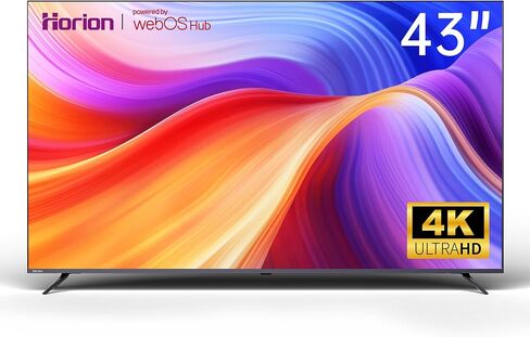 Horion 55-inch Smart TV (55P6D,2025) - 4K UHD LED TV P6D Series with WebOS 22, Ultra Slim Television with Mega Contrast, HDR10, MEMC, Dolby Atmos - Streaming Live TV, Bluetooth, Hdmi, WiFi in Saudi Arabia