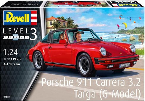 ريفيل 07688 بورش 911 كاريرا 3.2 كوبيه (موديل G) بمقياس 1:24 مجموعة نماذج بلاستيكية غير مدمجة/غير مطلية in Saudi Arabia