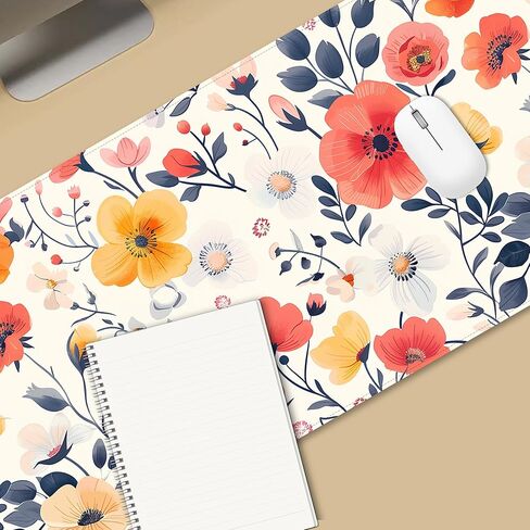 Probtis Mushroom Mouse Pad - واقي مكتب أنيمي كبير للألعاب ، قاعدة مطاطية غير قائلة ، 35.4 × 15.7 ' in Kuwait