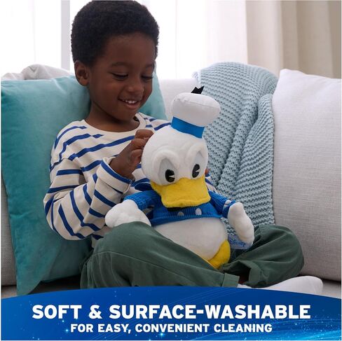 GUND Disney Official Donald Duck Classic Plush, Mickey and Friends, Deluxe Collector Stuffed Animal for Ages 1 and Up, Blue/White, 14" in Saudi Arabia