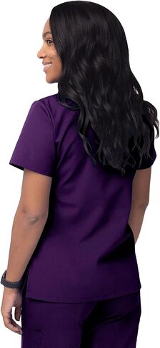 Sivvan Scrubs للنساء - Mock Wrap Scrubs - S8302 - شربات - M in Saudi Arabia