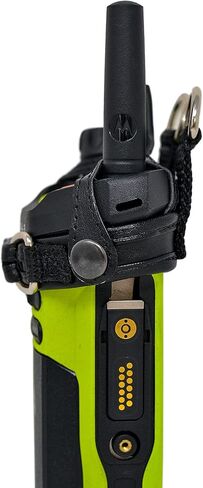Turtleback Holder Case for Motorola APX Next XN with D Rings, Black Leather Duty Belt Holsterr, Heavy Duty, V4 in Kuwait