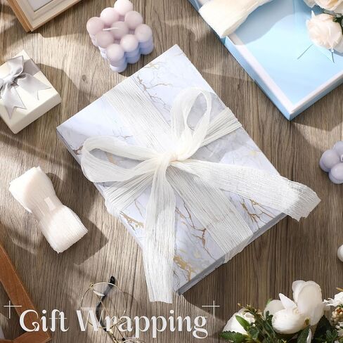 Waydress 15 yd Recline chiffon Ribbon 1-1/2 inch tulle tulle silk marbon لدعوات الزفاف ، غلاف الهدايا ، باقات الزفاف ، زخرفة ترتيب الزهور (العاج) in Saudi Arabia