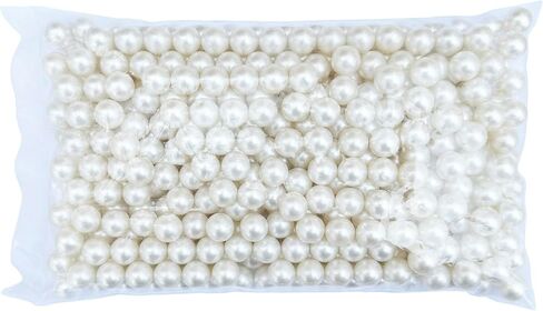 FM FM42 500g/350pcs 14mm No Hole Ivory Simulated Pearl Beads for Crafts in Saudi Arabia