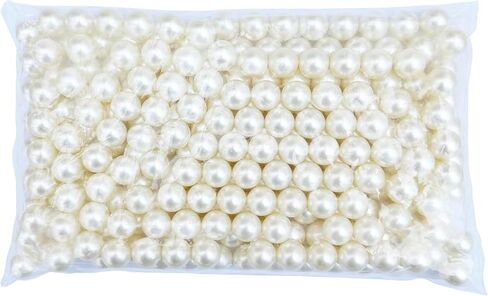 FM FM42 500g/350pcs 14mm No Hole Ivory Simulated Pearl Beads for Crafts in Saudi Arabia