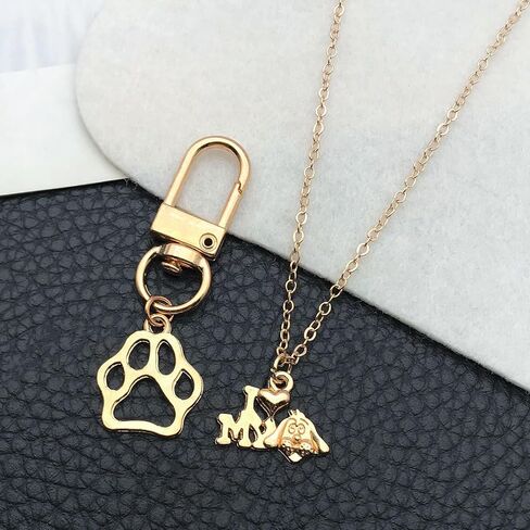 Youdiyla 100pcs Craft Supplies Pet Dog Animals Charms Pendants for Crafting Jewelry Findings Making Accessory for DIY Necklace Bracelet (KC Golden) in Saudi Arabia
