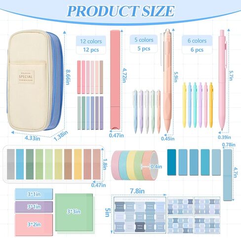 98 قطعة من لوازم دراسة الكتاب المقدس، لوازم مدرسية جمالية، طقم مذكرات للكتاب المقدس، كتاب توضيحي جمالي للكتاب المقدس، ملاحظات هلامية، مقلمة لمكتب المدرسة، هدية مسيحية (أخضر) in Kuwait