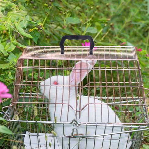 Angoily 30 Pcs Cage Handle Replacement Handles Dog Crate Handle Replacement Tray for Dog Crate Hamster Cage Rabbit Carrier Handle Heavy Duty Dog Crate Plastic Animal Outdoor Cage Travel in Saudi Arabia