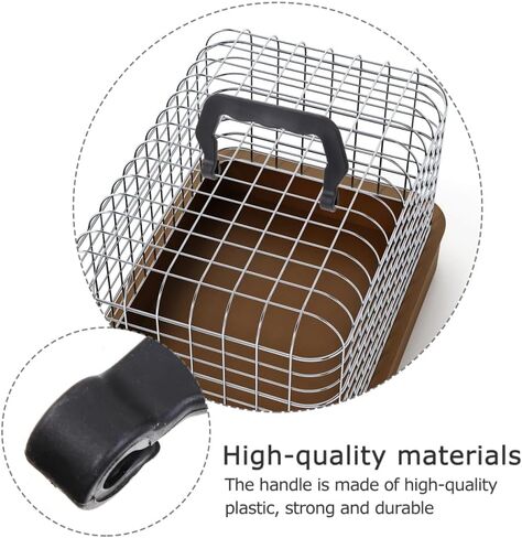 Angoily 30 Pcs Cage Handle Replacement Handles Dog Crate Handle Replacement Tray for Dog Crate Hamster Cage Rabbit Carrier Handle Heavy Duty Dog Crate Plastic Animal Outdoor Cage Travel in Saudi Arabia
