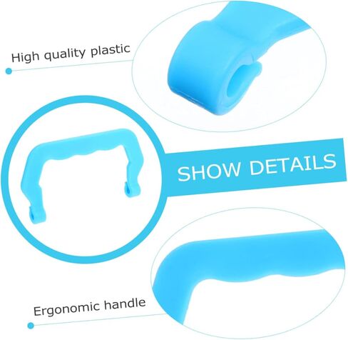 angoily 30 pcs مقبض قفص مقبض مقابض الكلب قفص مقبض صينية استبدال الكلب قفص الهامستر قفص حامل الأرانب مقبض الكلب الثقيل قفص البلاستي in Kuwait