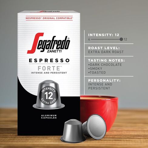 Segafredo Zanetti Espresso Capsules, Variety Pack, Compatible with Nespresso Original Machines, 40 Count Aluminum Pods (Pack of 1) in Saudi Arabia