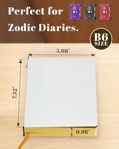 B6 Journal Refill, 360 Pages Lined Refill Paper for Hardcover Notebook, 5.08" x 7.32" Notebook Paper with Ribbon Bookmark (Gold-Foiled Edges Paper) in Kuwait