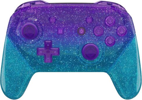 eXtremeRate Amber Yellow Faceplate Backplate Handles for Nintendo Switch Pro Controller, DIY Replacement Grip Housing Shell Cover for Nintendo Switch Pro - Controller NOT Included in Kuwait