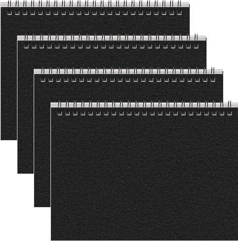 4 Pcs 8.66 x 11.69 Inch Top Bound Spiral Notebooks Horizontal A4 Office Steno Book 5mm-Squared Durable Spiral White Paper 70 Sheets for Business (Morandi) in Saudi Arabia