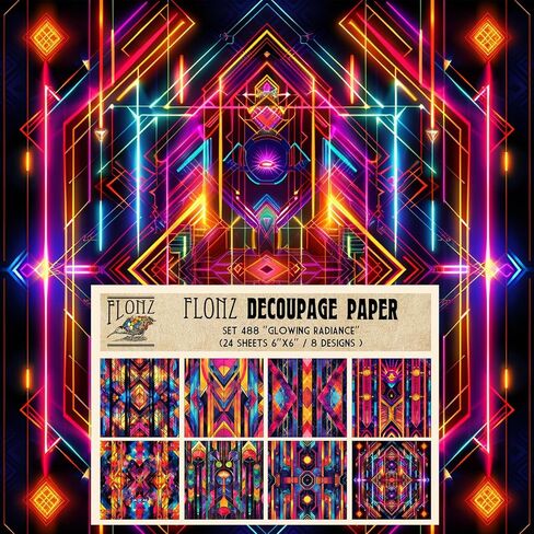Decoupage Paper Pack (24 ورقة 6 "x6") in Saudi Arabia