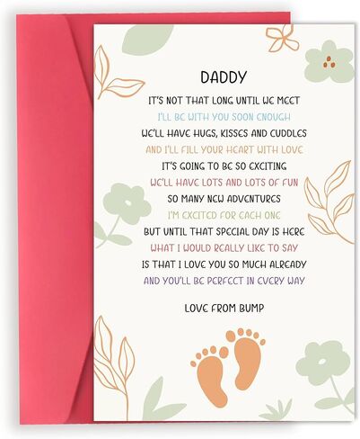Asmallgf Funny Fathers Day Card, Fathers Day Gift from Daughter Son, Father‘s Day Gift for Dad, (From Your Favorite Financial Burden) in Saudi Arabia