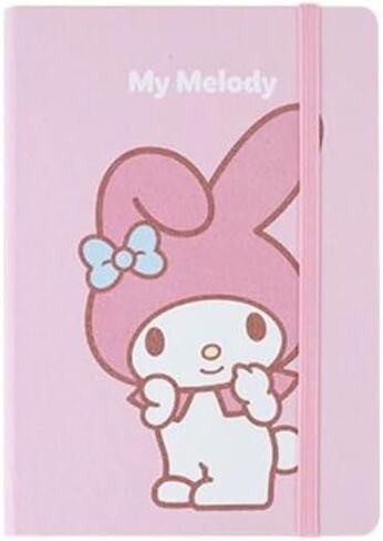 Cute Kitty Melody Friends Daily Weekly Monthly Planner, Diary, 7.3 x 5.2 Inches, Stickers Included, Premium Quality Hard Cover (Purple) in Kuwait