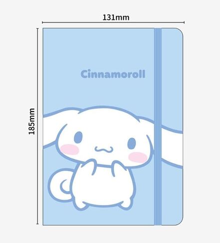 Cute Kitty Melody Friends Daily Weekly Monthly Planner, Diary, 7.3 x 5.2 Inches, Stickers Included, Premium Quality Hard Cover (Purple) in Kuwait