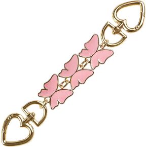 Women Butterfly shape Bag Chain Purse Strap Extender Replacement Purse Making Supplies Accessories
