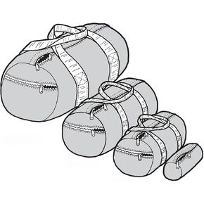 Round Cargo Duffel Gym Travel Travel Cosmetic Motort #202