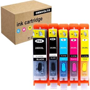 280xl 281xl خراطيش recliableink متوافقة مع TS702 TS702A لـ PIXMA TR8620 TR8620A TR8520 TS6120 TS6220 TR7520 TS8120 TS8220 TS9120 TS9521C
