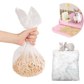 بطانة قفص الأرانب التي يمكن التخلص منها ، 100 PCS BUNNY BUNNY CAGE LINER BAS ، PRINED LIK PRIDE ، بطانات قفص بلاستيكية ، فيلم مرحاض عالمي لأرنب الهامستر TOTORO HEDGEHOG GUINEA Pig Small Animals (70 سم)