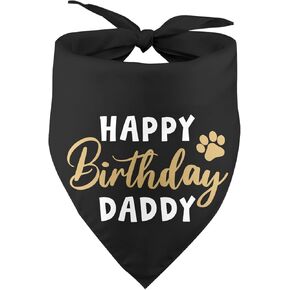 عيد ميلاد سعيد أبي كلب باندانا جرو بلاك جرو أسود ديكورات عيد ميلاد ديكورات prop pet accf accessories for dog lover dad