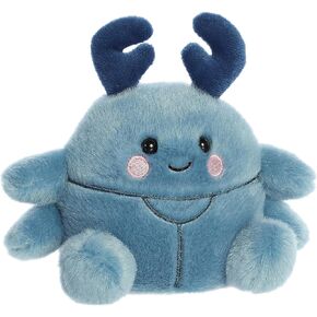 AURORA® ASODENAL PALM PALS ™ Agatha Beetle ™ محشوة - Pwan Trocholdible Plush for Kids and Comple - مثالي لغرف التزيين وهدايا أعياد الميلاد - الأزرق 5 بوصات