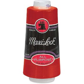 Maxi-Lock Cone Thread 3000yd-poppy Red
