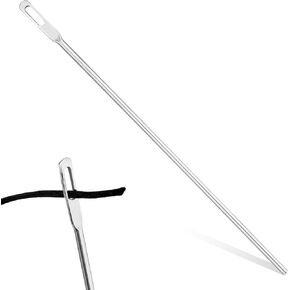 Drawstring Threader Tool, Quick & Easy Draw String Threader Puller Tool DIY Rope Clip Pull String Through Needle for Jackets Hoodies Pants Shorts Sweatpants
