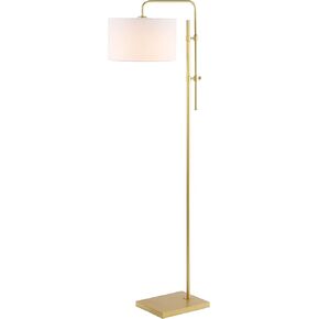 SAFAVIEH Lighting Collection Idra Contemporary Gold 62-inch Floor Lamp (LED Bulb Included)