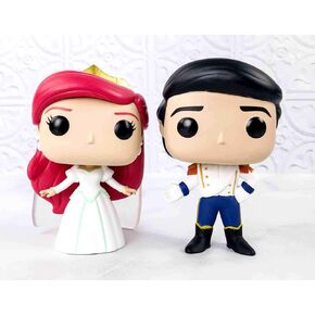 Funko Disney Treasures حصري الملوثات العضوية الثابتة-Little Mermaid-Ariel & Eric 2-Pack