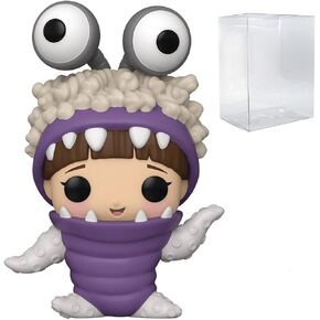 POP Disney Pixar: Monsters Inc. 20th - Boo with Hood Up Funko Vinyl Figure (Bundled with Compatible Box Protector Case)