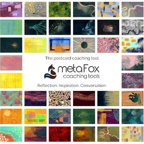 معرض Metafox للعواطف | 52 بطاقات بريدية مجردة للعلاج والتدريب والتفكير | تدريب بطاقات الصور بتنسيق بطاقة بريدية