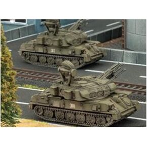 فريق Flames of War Yankee Soviet ZSU-23-4 Shilka AA Platoon ~ Mar