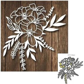 Flower Dies for Card Making, Die Cuts for Card Making,Metal Die Cuts,Blossom Cutting Dies Cut Stencils DIY Scrapbooking Photo Album Decorative Embossing Paper Craft, Scrapbooking Cuts